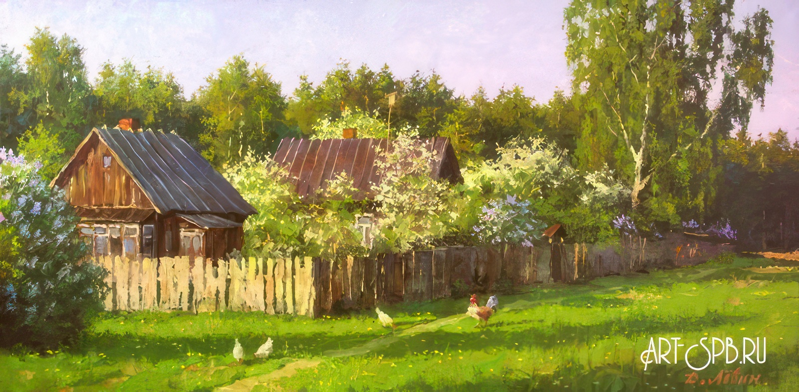 Картинки весна в деревне красивые